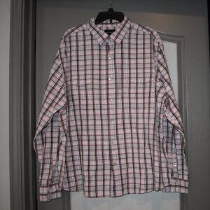 No Boundaries Mens Western Long Sleeve Shirt Pearl Snaps